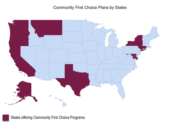 Community First Choice by States