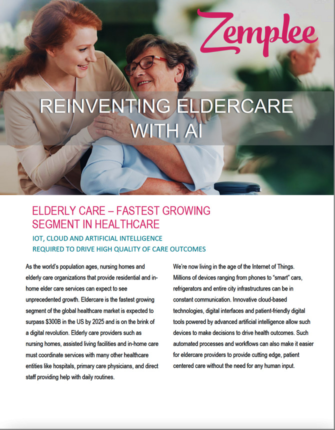 Zemplee Whitepaper Reinventing Eldercare with AI Zemplee Whitepaper - Reinventing Eldercare with AI